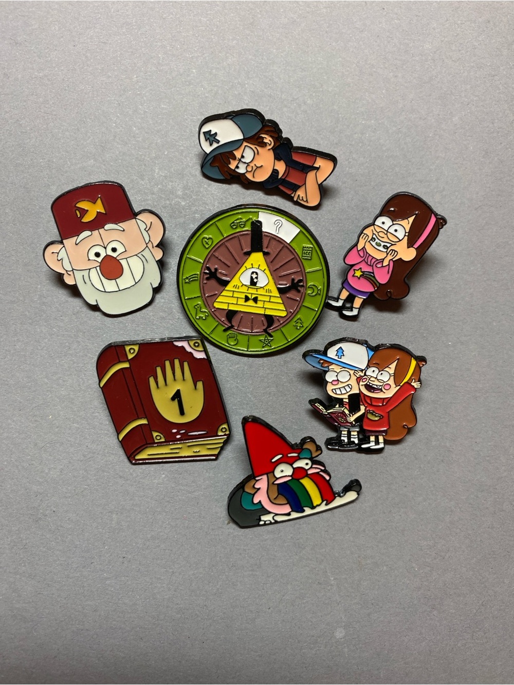 Gravity falls enamel pin lot